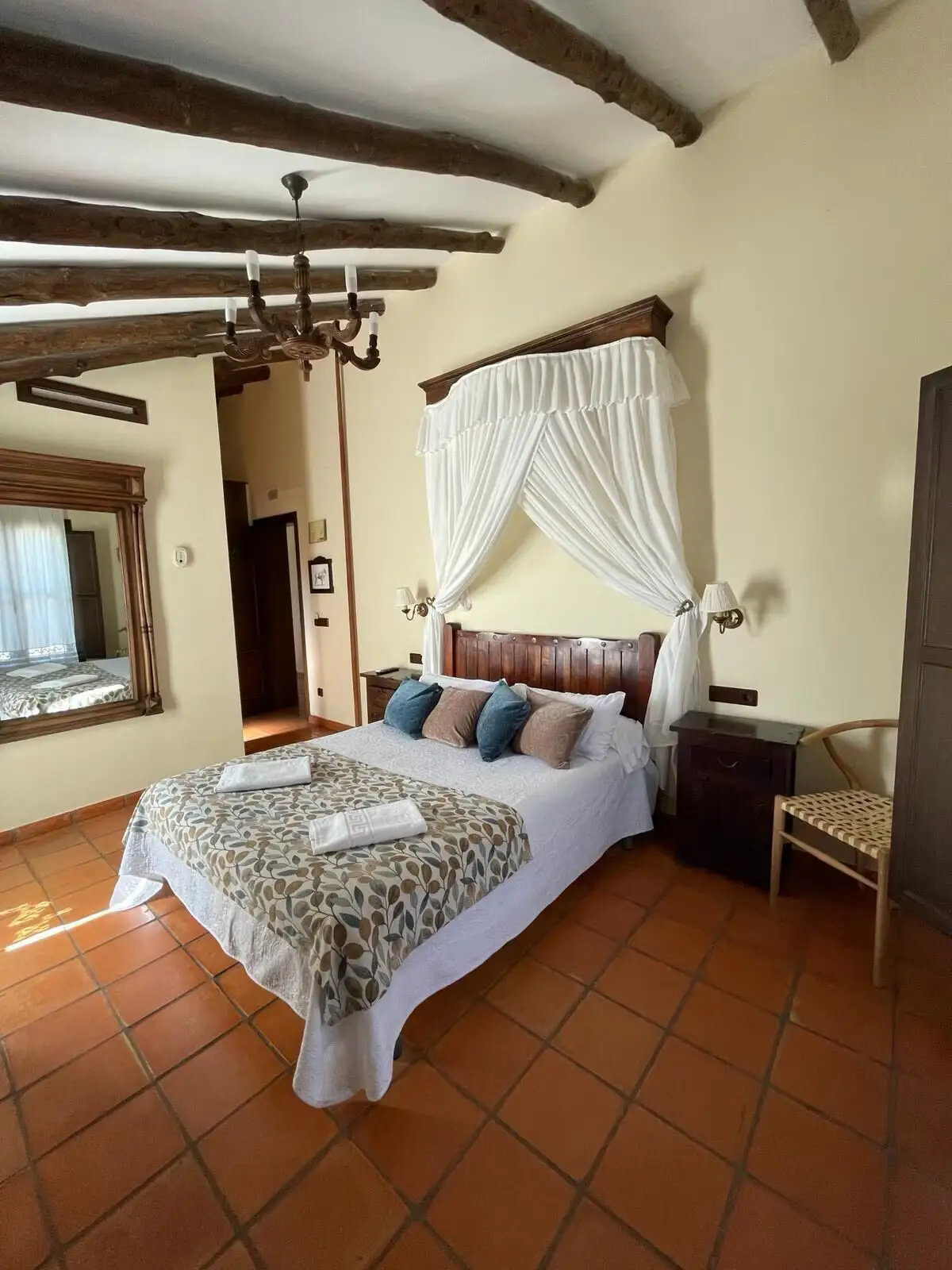 Guest room at the hacienda